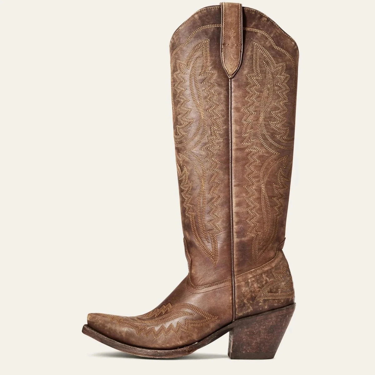 Dakota – Embroidered Knee-High Cowgirl Boots