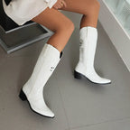 Outlaw – Skeleton Embroidered Cowgirl Boots