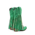 Sonora – Women’s Knee-High Western Cowgirl Boots with Fringe & Pointed Toe